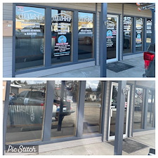 Sticker-Removal-Exterior-Commercial-Window-Cleaning-in-Spokane-WA 0